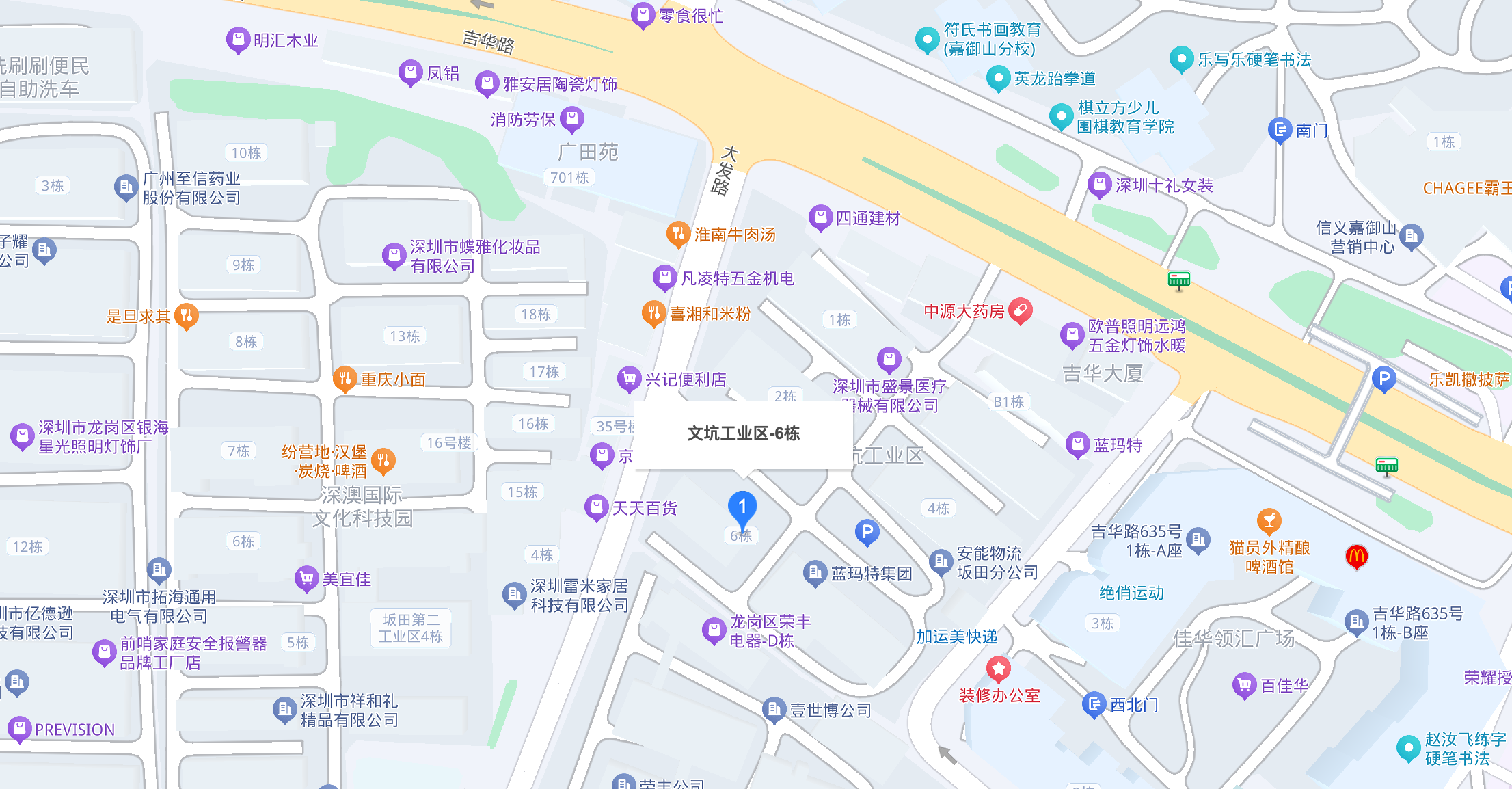 光辉科技园位置图
